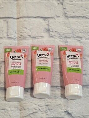 YESto Watermelon Gel Cleanser Set of 3 Tubes Unopened/Sealed